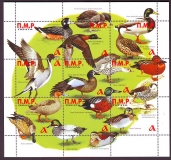 Moldawische Republik PMR  2000  9 Werte  **  KLB  Wildenten