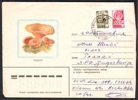 Sowjetunion  1982  1 Brief gelaufen  Zudruck: Reizker  (03)