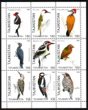 Tadschikistan  1999  9 Werte  **  KLB  Spechte