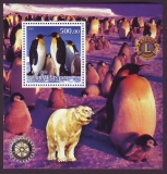 Turkmenistan  2001  1 Block  **  Pinguine / Eisbär