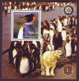 Kirgisien  2001  1 Block  **  Pinguine / Eisbär