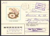 Sowjetunion  1982  1 Brief gelaufen  Zudruck: Reizker  (06)