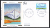 Andorra (französisch)  1994  1 Wert auf 1 FDC  Entdeckung der Rodiowellen