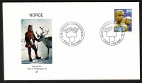 Norwegen  1985  1 Brief mit 2 Pilzstempel  (10)
