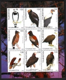 Tadschikistan  1999  9 Werte  **  KLB  Greifvögel
