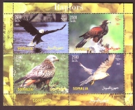 Somalia  2004  4 Werte  **  KLB  Greifvögel