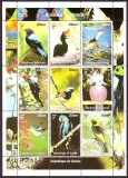 Guinea  1998  9 Werte  **  KLB  Vögel