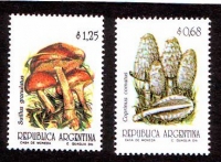 Argentinien  1992  2 Werte  **  Pilze