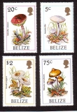 Belize  1986  4 Werte  **  Pilze