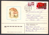 Sowjetunion  1982  1 Brief gelaufen  Zudruck: Steinpilz  (18)