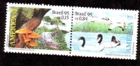 Brasilien  1995  2 Werte  **  ZD  Pilze
