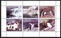Udmurtia  1998  6 Werte  **  KLB  Pinguine