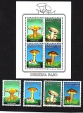 Burkina Faso  1990  4 W. + 1 Bl.  **  Pilze