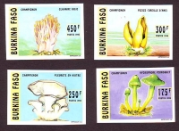 Burkina Faso  1996  4 Werte  **  B  Pilze