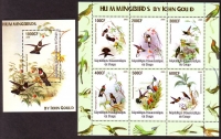 Kongo  2005  6 W. + 1 Bl.  **  KLB  Kolibris