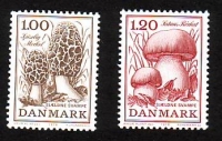 Dänemark  1978  2 Werte  **  Seltene Pilze