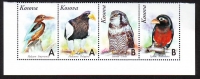 Kosowo  2003  4 Werte  **  ZD  Vögek / Eule