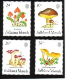 Falklandinseln  1987  4 Werte  **  Pilze