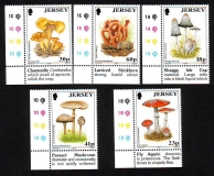 GB - Jersey  1994  5 Werte  **  Pilze