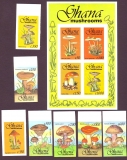 Ghana  1993  15 W. + 2 Bl.  **  B  Pilze