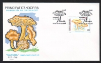 Andorra (spanisch)  1993  1 Wert auf  1 FDC  Pfifferling