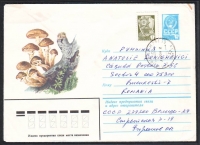 Sowjetunion  1982  1 Ganzsache gelaufen  Zudruck: Hallimasch  (41)