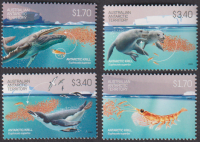 Australische Antarktis  2025  4 Werte  **  Wal / Delphin / Robbe / Grill