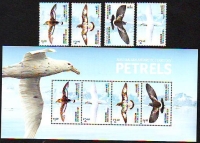 Australische Antarktis  2024  4 W. + 1 Bl.  **  Sturmvögel