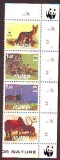 Adjaria  2000  4 Werte  **  ZD  Wildtiere  WWF