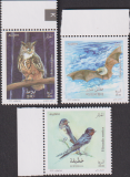 Algerien  2020  3 Werte  **  Vögel / Flughund