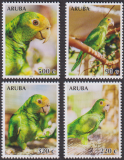 Aruba  2024  4 Werte  **  Papageien