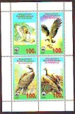 Badakhshan  1998  4 Werte  **  KLB  Greifvögel  WWF