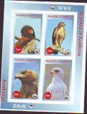 Bashkirien  1997  4 Werte  **  KLB  Greifvögel  WWF