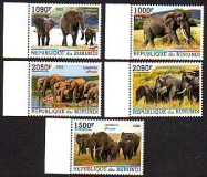 Burundi  2022  5 Werte  **  Elefanten