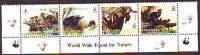 Cherkesia  2000  4 Werte  **  ZD  Wildtiere  WWF