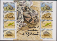 Dschibuti  2026  8 Werte  **  KLB  Reptilien