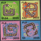 Fidschi  2025  4 Werte  **  Jahr der Schlange