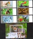 Gibraltar  2023  6 W. + 1 Bl.  **  Heimische Wildtiere