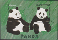 Grenada  2025  1 Block  **  Pandabären