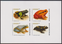 Guinea  2025  1 Deluxe Block  **  Frösche 1