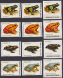 Guinea  2025  12 Werte  **  Frösche