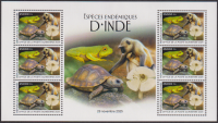 Guinea  2025  6 Werte  **  KLB  Indische Fauna / Pilz