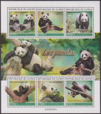 Guinea  2025  6 Werte  **  KLB  Pandabären