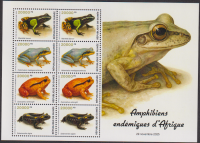 Guinea  2025  8 Werte  **  KLB  Frösche