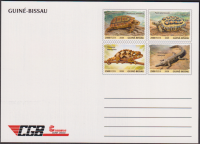 Guinea - Bissau  2026  4 Werte auf  1 Maximumkarte  Reptilien