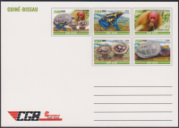 Guinea - Bissau  2026  5 Werte auf  1 Maximumkarte  Fauna / Pilze