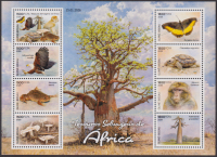 Guinea - Bissau  2026  8 Werte  **  KLB 1  Tiere / Pilz / Baum