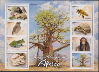 Guinea - Bissau  2026  8 Werte  **  KLB 2  Tiere / Pilz / Baum