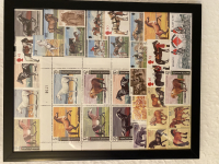 Preview: Bild mit Pferdebriefmarken ** / komplette Ausgaben