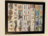 Preview: Bild mit Tierbriefmarken ** / Säugetiere - komplette Ausgaben